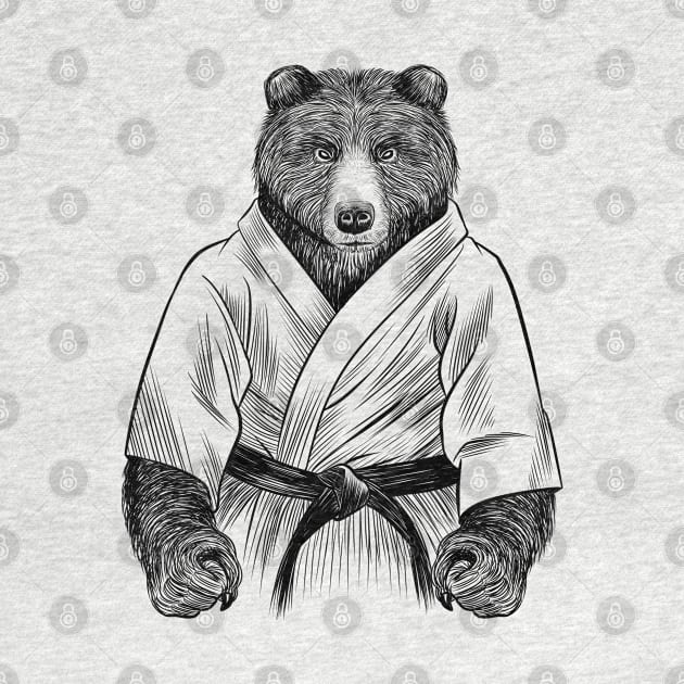 Kung Fu Grizzly by albertocubatas